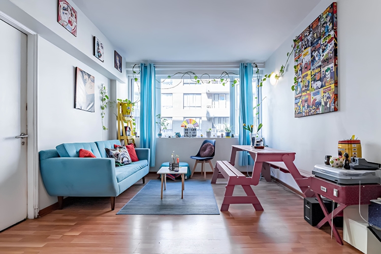 Impecable Departamento En Barrio Lastarria