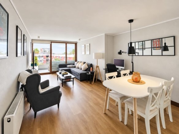 Departamento luminoso con Terraza Sur-Poniente en Ñuñoa
